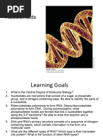 Lecture 4 Nucleic Acids 2023