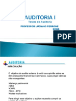 Aula 6 - Testes de Auditoria