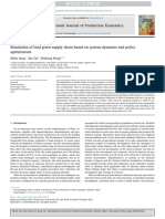 Malin Songa, Xin Cui, Shuhong Wang-Simulation of Land Green Supply Chain Based On System Dynamics and Policy Optimization