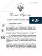 Decreto Supremo #018-2023-SA