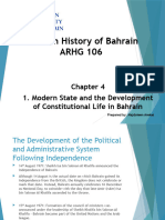 Chapter 4.1 Modern State and The Development of The Constitutional Life in Bahrain