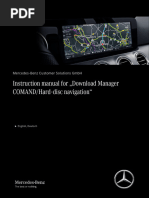 Manual Manager COMAND Hard-Discnavigation