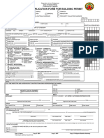 Sta Rosa, Laguna Unified Application Form For Building Permit