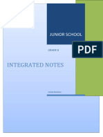 Grade 8 Integrated Science Notes Term 1