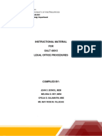 Oalt 40013 Legal Office Procedure