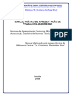 Manual de Apresentação de Trabalhos Acadêmicos