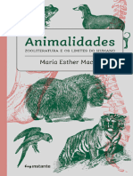 Animalidades - Zooliteratura e Os Limites Do Humano - Maria Esther Maciel