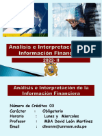 Sesión 01 Análisis e Interpretación de Inf Financiera