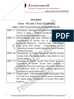 BCOM 1 Direct Tax System Income Tax1