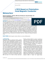 Broadband Low RCS Based On Polarization