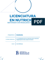 Ud1 La Anatomia en Las Ciencias de La Nutrici N