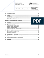 Terms of Reference (Tors) For The Procurement of Services Below The Eu Threshold