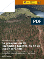 Recomendaciones Prevencion Incendios Mediterraneo 2023