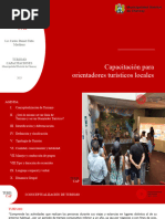 Orientación Turística - Capacitación