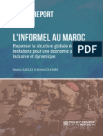 Rapport - L'informel Au Maroc