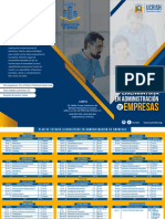 Plan de Estudio Admon. de Empresas - UCRISH 1