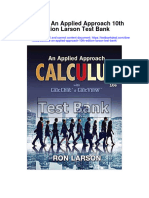 Instant Download Calculus An Applied Approach 10th Edition Larson Test Bank PDF Full Chapter