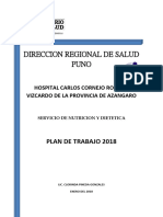 Plan de Trabajo Servicio de Nutricion 2017