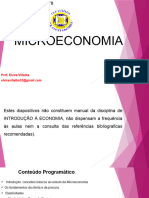 Introdução Ao Estudo Da Microeconomia (Noções Básicas de Economia)