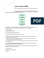 Measurement System Analysis