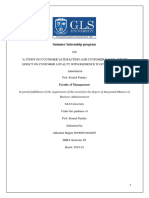 "A Study On Customer Satisfaction and Customer Value and Its Effect On Customer Loyalty With Refrence To Steel Industry