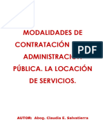 50-SALVATIERRA C - La Locacion de Servicios Como Modalidad1