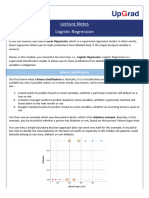 Lecture Notes - Logistic Regression