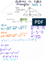 HW - SOL - Metric Relations in Right Triangle - Full