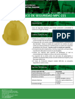 Ficha Técnica Casco MPC-221