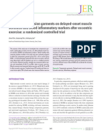 Effect of Compression Garments On Delayed Onset Muscle Soreness and Blood Inflammatory Markers After Eccentric Exercise. A Randomized Controlled Trial