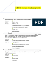 Diagnostic Studies For Type II Diabetes Mellitus Would Include Which of The Following