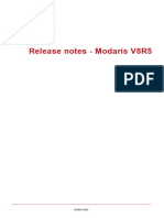 Modaris V8R5 Release Note FR