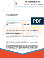 Santa Cruz Huatulco, Oax., A 10 de Enero Del 2024.: Cotización de Concreto