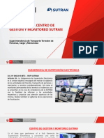 Tema #12 - Funciones Del Centro de Gestión y Monitoreo Sutran