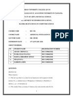 Artificial Intelligence Group No 1 Assignment 1