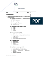 Examen de Proceso Ii - Bioseguridad