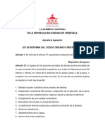 Código Orgánico Penitenciario. TEXTO INTEGRO 1.00 PM 16.09.2021