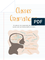 Recapitulando - Classes Gramaticais