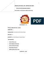 Informe (Medición Del Caudal)