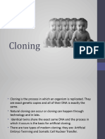 Cloning