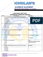 Key Nov Kmu Mdcat 2023