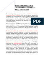 Ejemplo de Como Realizar El Comentario de Una Pieza Gregoriana