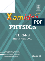 Physics XAM Idea CBSE Class 11 Term 2