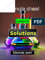 Solutions - Formula Sheet (Edustudy Point)