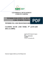 033 - Tender For Supply and Delivery of Coil Tubing - Final