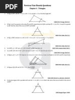 Triangles Previous Year Questions