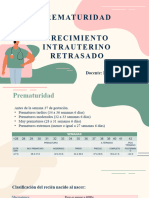 Prematuridad y Rciu