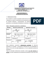 Guía de Estudio - Estimación Estadística1