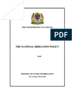 National Irrigation Policy.2019