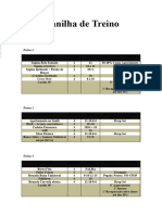 Planilha de Treino 8